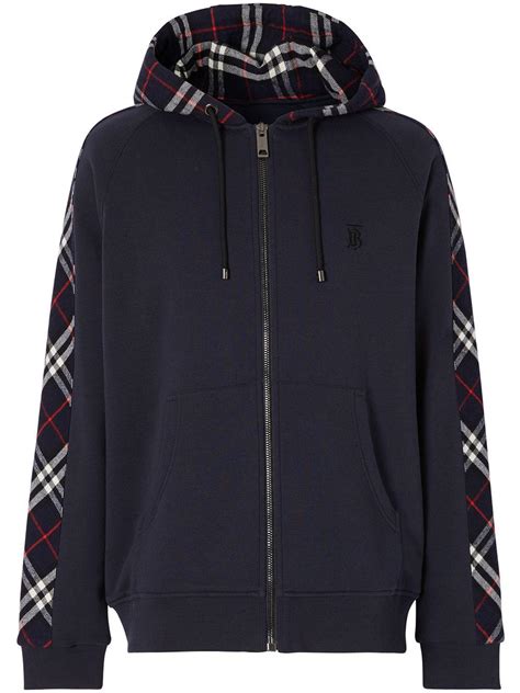 blue burberry hoodie|burberry hoodie vintage.